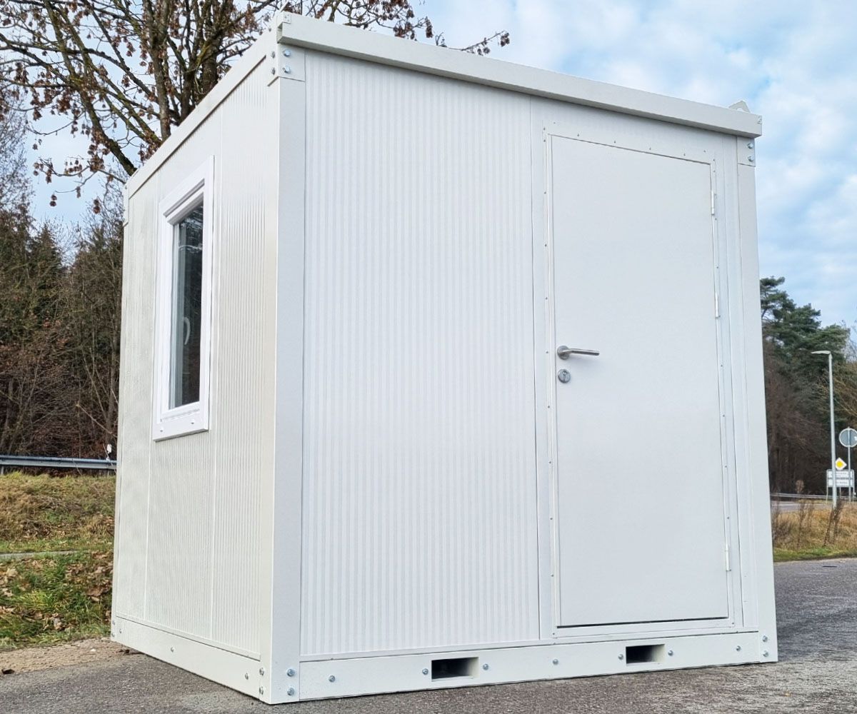 03-buerocontainer-23-123-000079_1920x1920 Conteneur bureau blanc-gris compact – 2 250×2 450×2 460 mm – Image 1