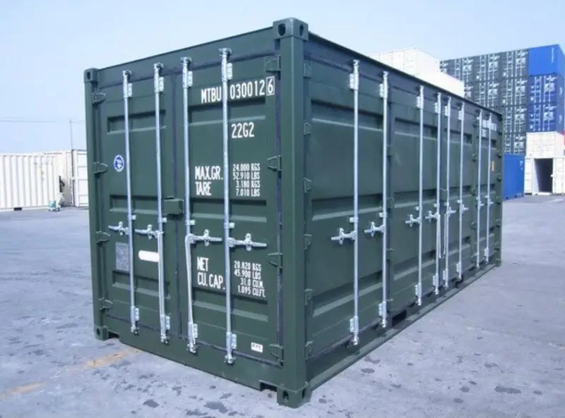 Conteneur maritime 20 pieds Open Side – 30 m³, ouverture latérale totale