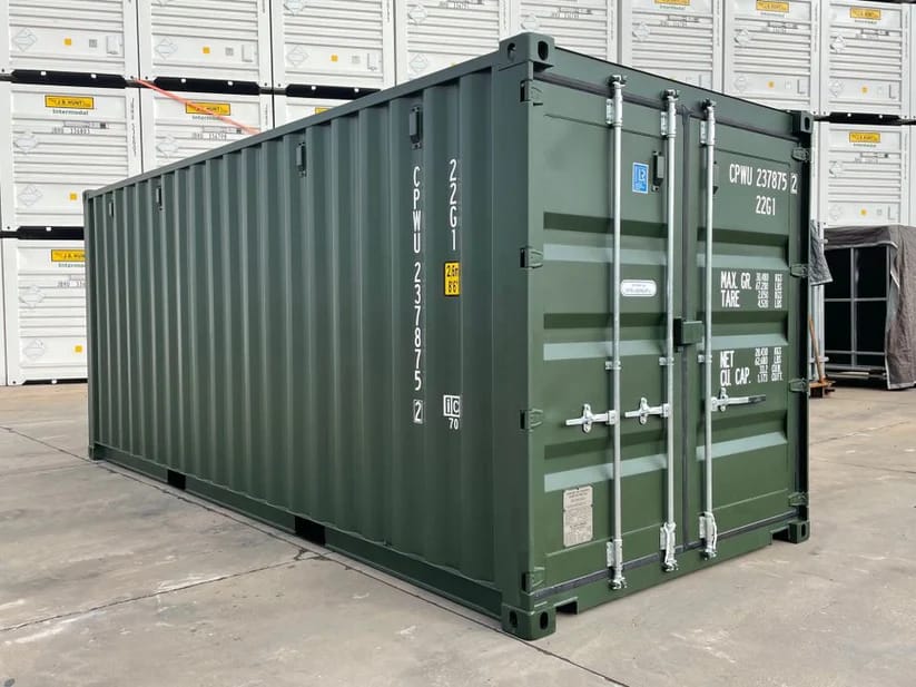 Conteneur maritime 20 pieds Dry neuf – 33 m³, 28 230 kg, étanche