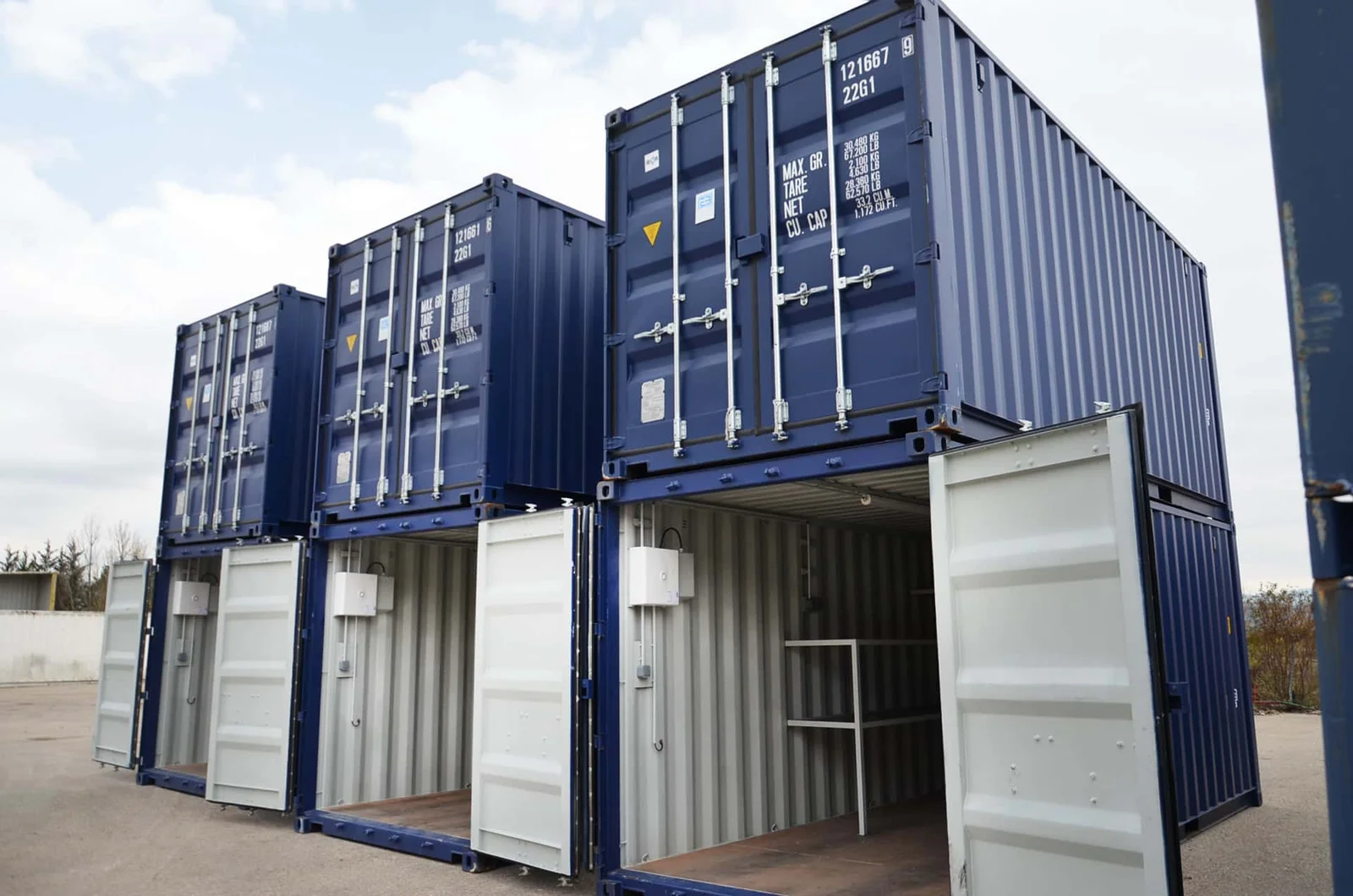 Base de vie de chantier en conteneur réalisée par ISOCUBE