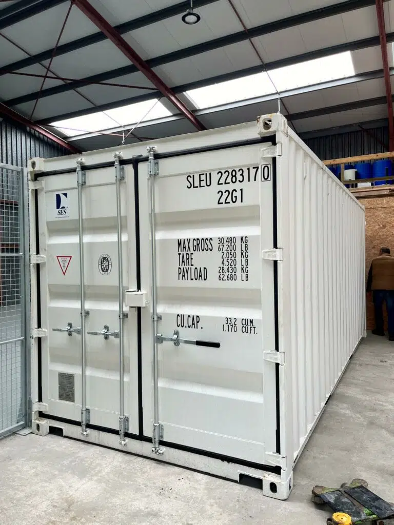 Conteneur maritime sécurisé réalisé par ISOCUBE